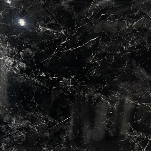 картинка Гибкий мрамор Каррара-117 с двойным лаком 2,5мм 1,2м*2,8м DUROFLEX от магазина