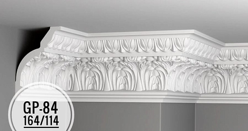картинка Плинтус потолочный GP-84 <164*114> от магазина
