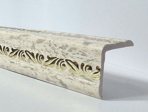 картинка  Уголок ПВХ Д03 №293 золото 30*30*2,7м(20шт) от магазина