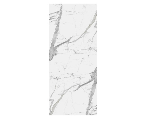 картинка Гибкий мрамор Каррара-101 с двойным лаком 2,5мм 1,2м*2,8м DUROFLEX от магазина