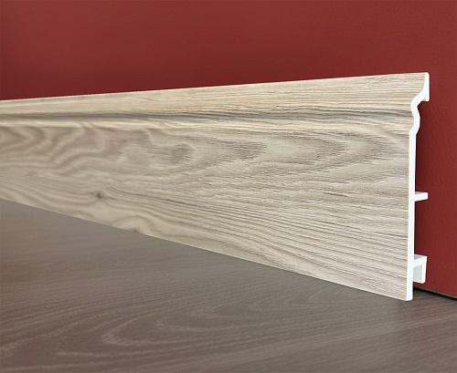 картинка Плинтус Декор С03-1 сосна светлая 120мм 2,5 от магазина