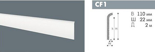 картинка CF1 профиль Бельгия<110*22>2м(18шт) от магазина