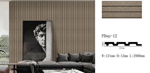 картинка Панель декоративная (молдинг) PDWP-12 <121*12*2900> PENOPOL DECOR от магазина