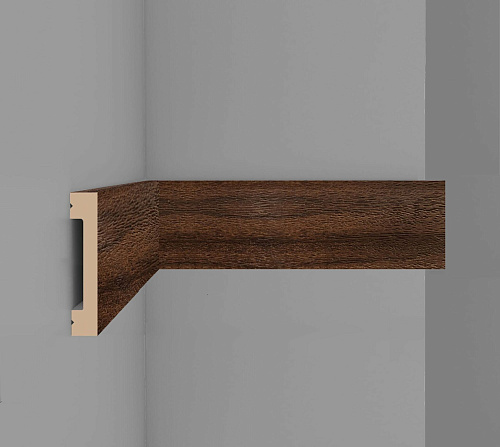 картинка D157-438 плинтус напольный Decomaster <66*13*2,9м>(30шт) от магазина