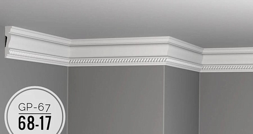 картинка Плинтус потолочный GP-67 <68*17> от магазина