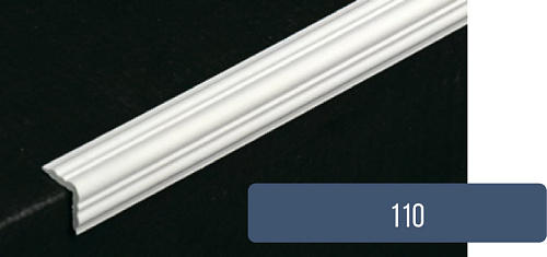 К.Угол №110 белый ПВХ 10*10*2,7 (25шт)К