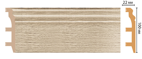 картинка D232-72 плинтус DECOMASTER <100*22> от магазина