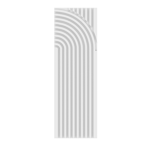 картинка Композитная декоративная панель Decoplume Wave 1 (295*99*10мм) от магазина