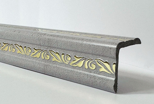 картинка  Уголок ПВХ Д03 бетон светлый золото 30*30*2,7м от магазина