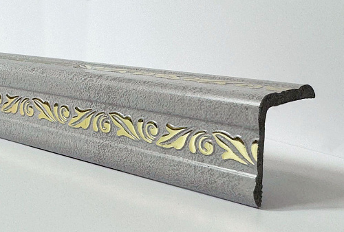 картинка  Уголок ПВХ Д03 бетон светлый золото 30*30*2,7м(30шт) от магазина