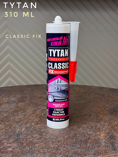 картинка Клей Tytan монтажный Classic Fix прозрачный 310мл. от магазина