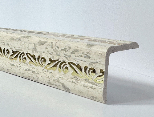 картинка  Уголок ПВХ Д03 №293 золото 30*30*2,7м(20шт) от магазина