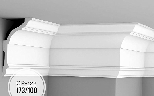 картинка Плинтус потолочный  GP-122 <173*100> от магазина
