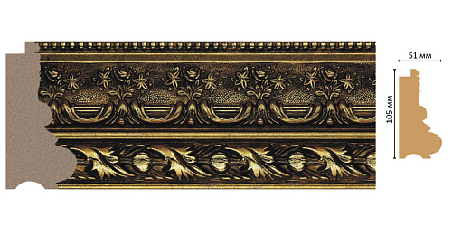 картинка 229-1223 багет <105*51> DECOMASTER(8шт) от магазина