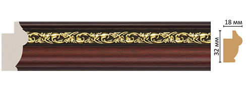 картинка 534-52 багет <32*18> DECOMASTER(2,4м)(48шт) от магазина