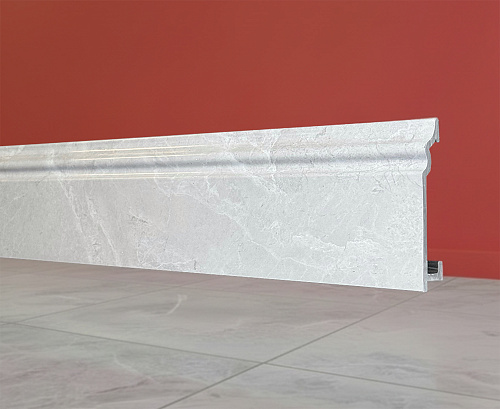 картинка Плинтус Декор С02-1 гранит светлый 80мм 2,4м от магазина