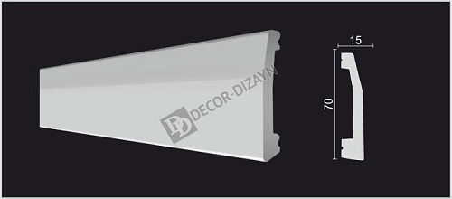 картинка DD125 Плинтус Декор-Дизайн<70*15>(24шт) от магазина