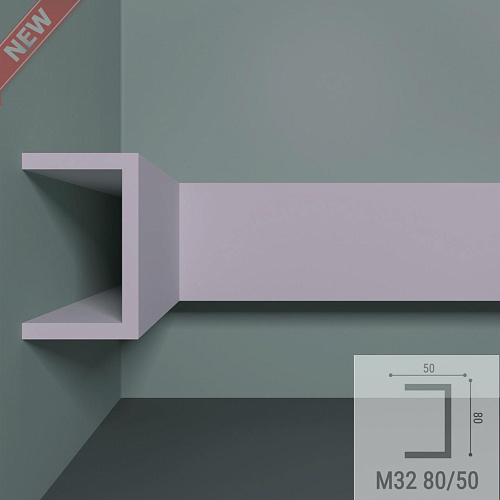 картинка Молдинг XPS POLYMER M 32 80/50 <80*50> от магазина