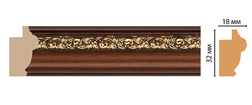 картинка 534-51 багет <32*18> DECOMASTER(2,9м)(48шт) от магазина