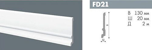 картинка FD21 профиль Бельгия Floorstyl<130*20>2м(12) от магазина