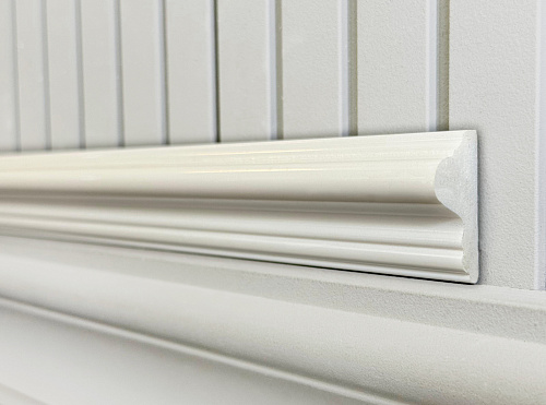 картинка Молдинг Меандр 1130-01 Белый глянцевый 2,5м от магазина