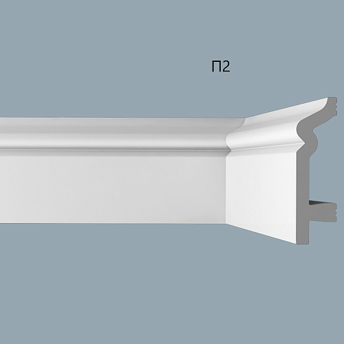 картинка Плинтус XPS POLYMER П 2  80/22 <80*22>(14шт) от магазина