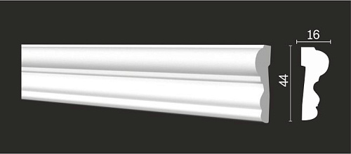 картинка DD400 Плинтус Декор-Дизайн<44*16>(40шт) от магазина