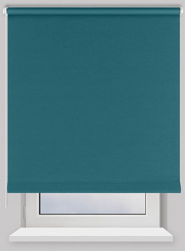 картинка Штора рулонная Seasons Diskodans Blackout 60*150 бирюзовый от магазина