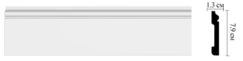 картинка D005 Плинтус DECOMASTER<79*13>(26шт) от магазина