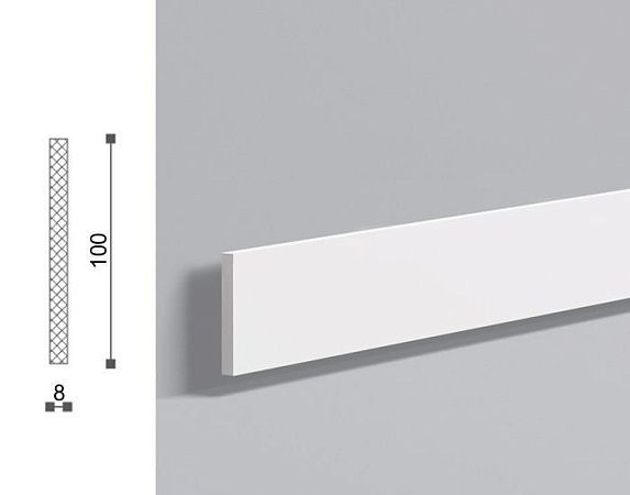 Купить FL9 Профиль Бельгия Wallstyl<100*8>2м(16шт)