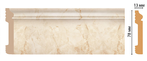 картинка D005-80 плинтус напольн.DECOMASTER <78*13> (26шт) от магазина