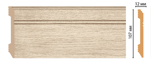 картинка D105-72 плинтус напольный DECOMASTER <107*12> (18шт)  от магазина