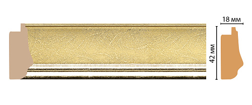 картинка 477-1243 багет  <42*18> DECOMASTER(40шт) от магазина