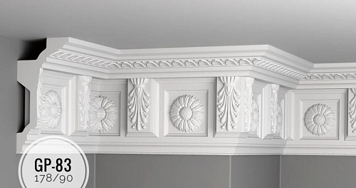 картинка Плинтус потолочный GP-83 <178*90> от магазина