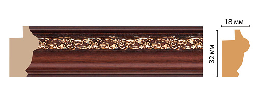 картинка 534-52 багет <32*18> DECOMASTER(2,9м)(48шт) от магазина