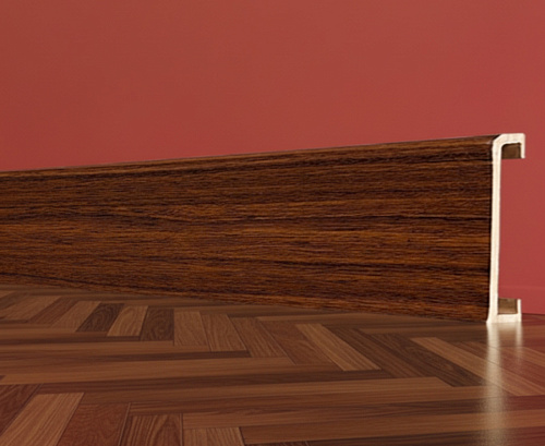 картинка Плинтус - Наличник Декор С04-1 орех миланский 70*17*2400 мм от магазина