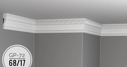 картинка Плинтус потолочный GP-72 <68*17> от магазина