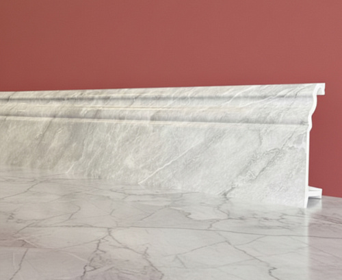 картинка Плинтус Декор С07-1 Оникс глянец композит 100мм 2,5м от магазина