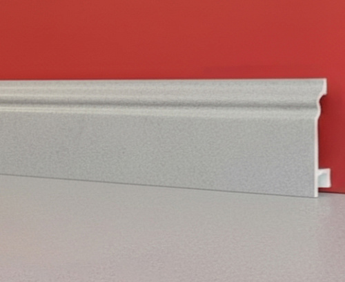 картинка Плинтус Декор С01-1 бетон светлый КОМПОЗИТ 100мм 2,5м от магазина