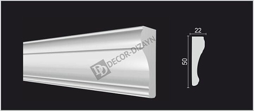 картинка 151 A плинтус Декор-Дизайн<50*22>(32шт) от магазина