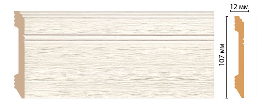 картинка D105-70 плинтус напольный DECOMASTER <107*12> (18шт) от магазина