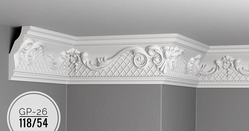 картинка Плинтус потолочный GP-26 <118*54> от магазина
