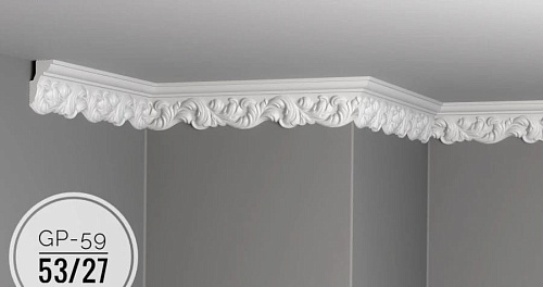 картинка Плинтус потолочный GP-59 <53*27> от магазина