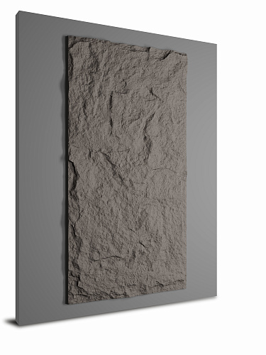 картинка Панель стеновая 3D Скала А005-4 Серый вулканический <1200*600*30>DecoLite от магазина