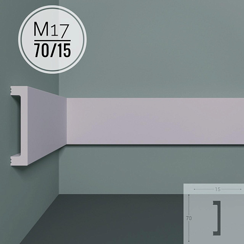 картинка Молдинг XPS POLYMER M 17  70/15 <70*15> от магазина