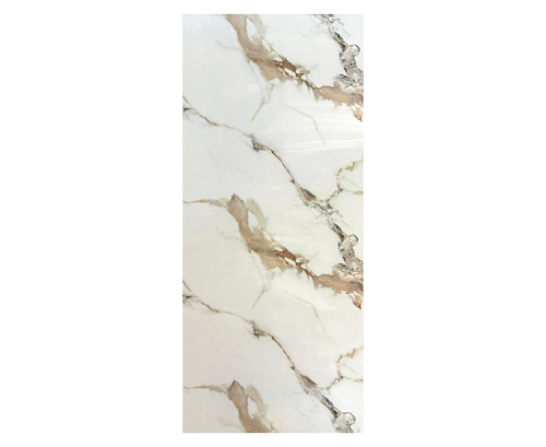 картинка Гибкий мрамор Каррара-DP ТП KL 8266 с двойным лаком 2,5мм 1,2м*2,8м DUROFLEX от магазина