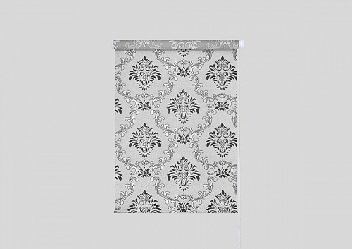 картинка Мини Ролета Винтаж 47*170 черный жемчуг от магазина