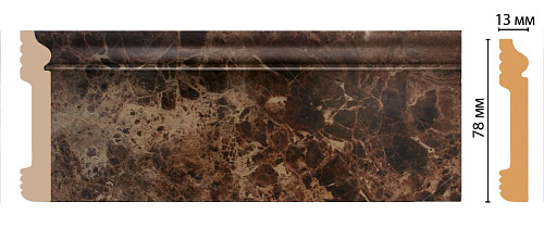 картинка D005-713 плинтус напольн.DECOMASTER <78*13> (26шт) от магазина