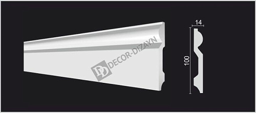 картинка DD137 Плинтус Декор-Дизайн<100*14>(18шт) от магазина
