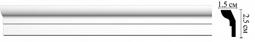 картинка D111 Плинтус DECOMASTER<25*15>(80 шт) от магазина